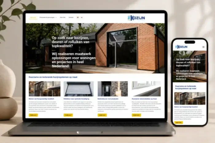 Website van Kozijn Techniek