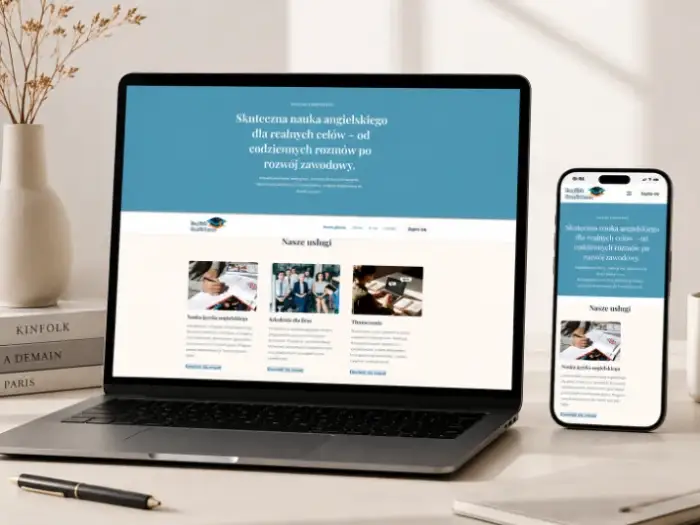 Website van English Confidence