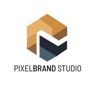 Logo PixelBrand Studio - profesjonalny branding i strony WWW w Holandii i Belgii