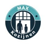 Logo firmy Max Kozijnen – projekt PixelBrand Studio